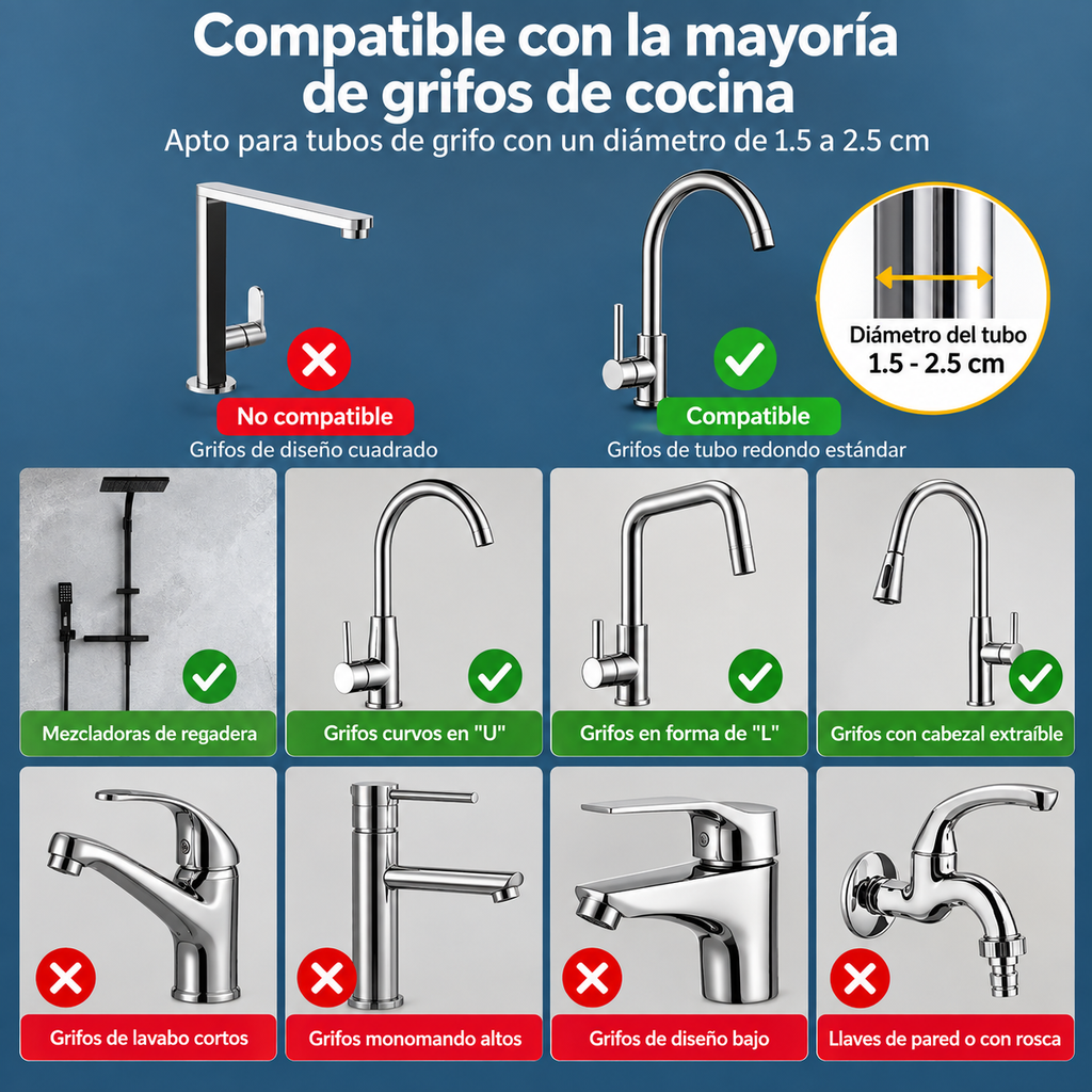Organizador Escurridor para Grifo de Cocina – Soporte para Esponja y Jabón y Accesorios