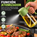 Botella Dispensadora de Aceite 2 en 1 con Atomizador – 470 ml